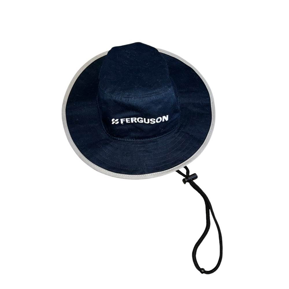NEW Navy Blue Ferguson HVAC Bucket Hat One Size Unisex Design Drawstring Style!